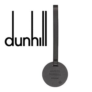 Alfred‎ Dunhill Duke NEW IN BOX Black Leather Luggage Tag